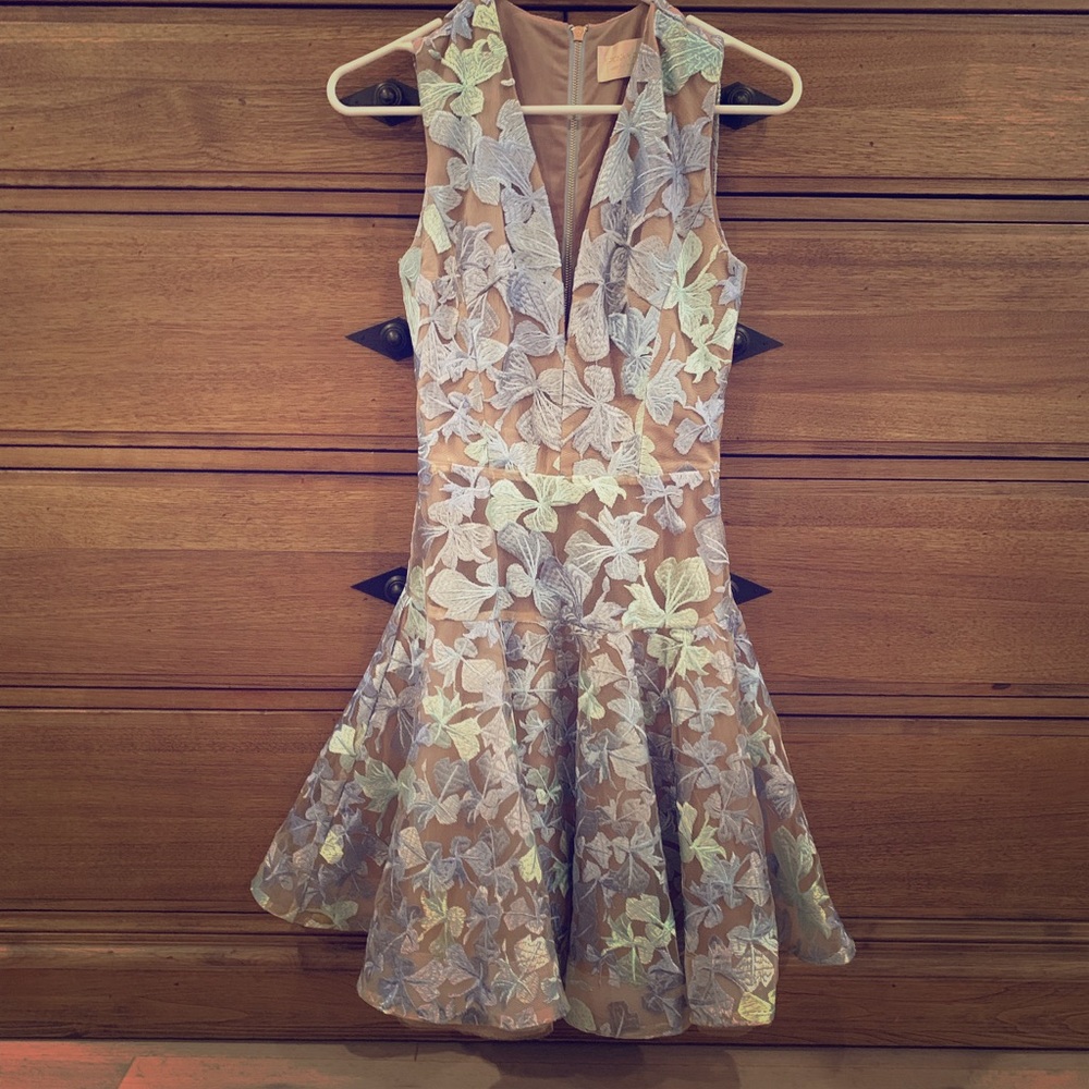 Bronx and Blanco Butterfly mini dress